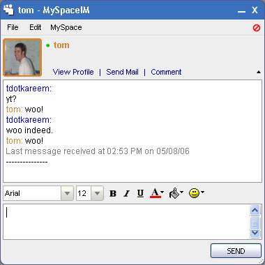Captura MySpaceIM