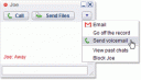 voicemail away