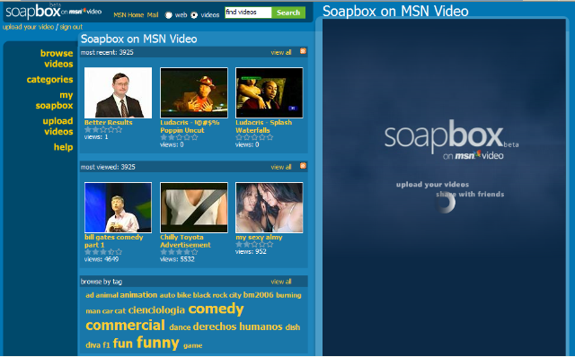 el Youtube de MSN